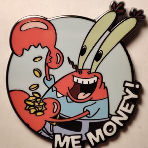 Spongebob Squarepants Mystery Pin Mr Krabs Enamel Pin Official Badge Figure
